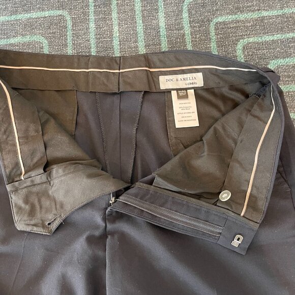 Cintas Men's Navy Blue Casual Uniform Dress Pants - Picture 6 of 7